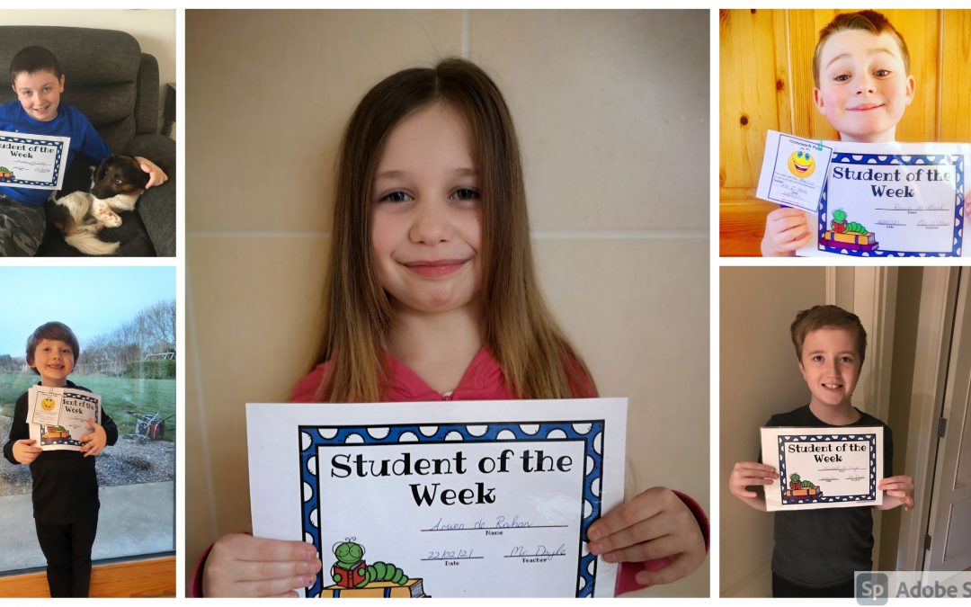 Welcome Back & Student of the Week